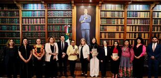 Rosa Icela se reunió con la vicepresidenta de CICH para presentar las acciones de fortalecimiento de los derechos humanos 