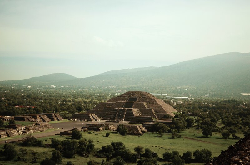 La majestuosa pirámide de Teotihuacán