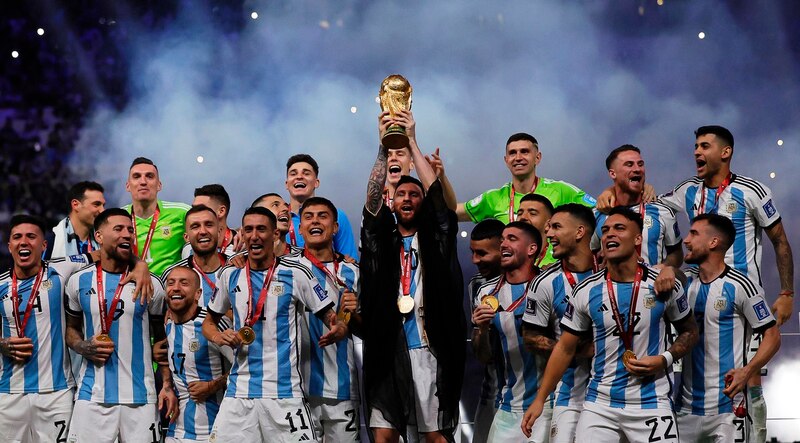 La alegría de los campeones