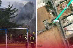 Tragedia en Toluca: así se vio desde un satélite la caída del avión; venía desde Acapulco