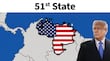 Trump vacila con mapa de Venezuela y lo señala como estado 51 de EU    