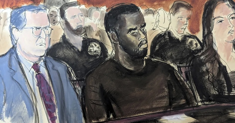 Kanye West en la corte