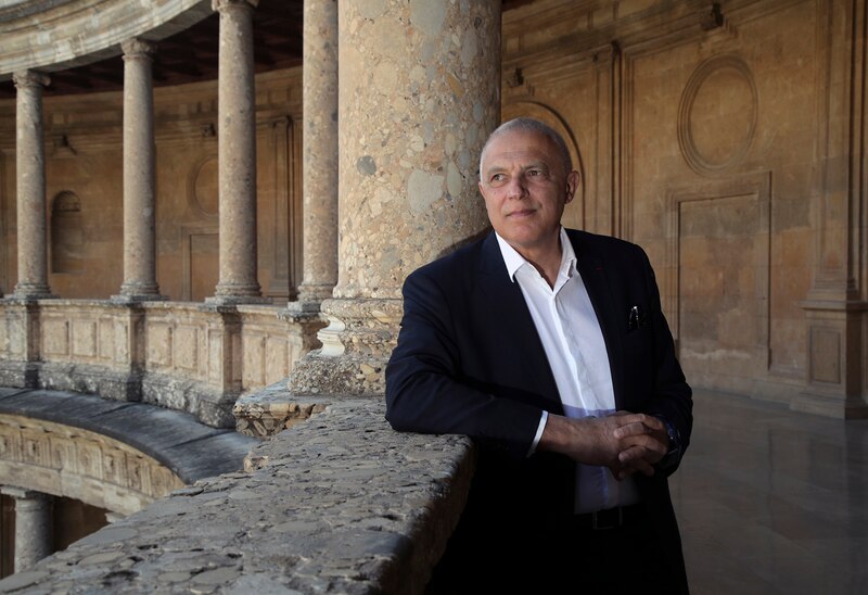 El presidente de la Junta de Andalucía, Juanma Moreno, en el Palacio de San Telmo.
