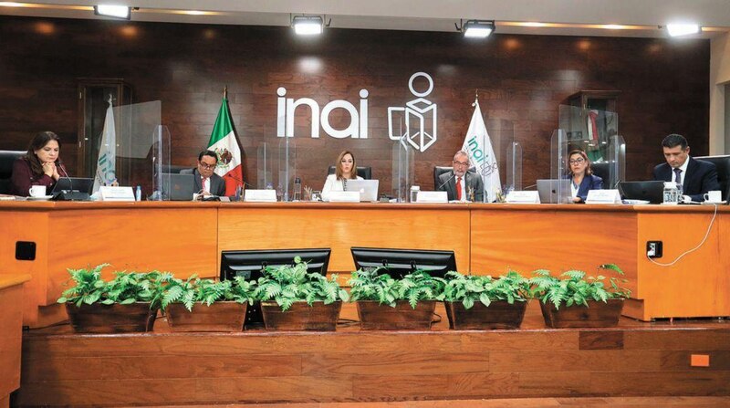 Sesión pública del pleno del INAI