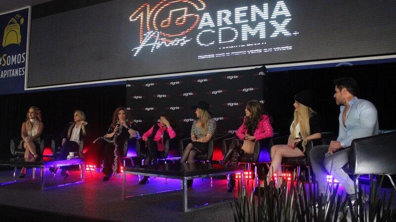 Title: Yuridia, María José y Paty Cantú juntas en conferencia de prensa