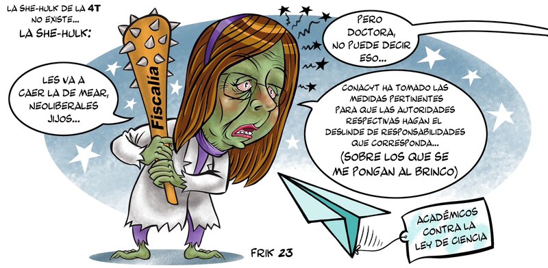 Title: La caricatura de la Fiscal General de la República, María de la Luz Mijangos Borja