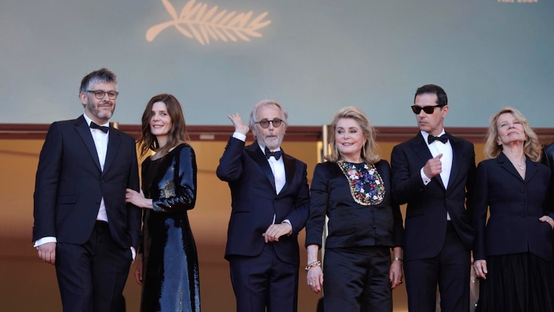 Actores y actrices en la alfombra roja del Festival de Cine de Cannes