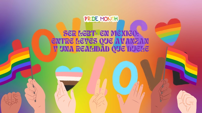 Ilustración alusiva al mes LGBT