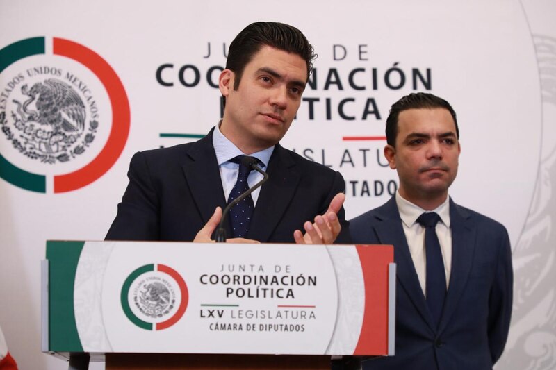 Reunión de la Junta de Coordinación Política de la Cámara de Diputados