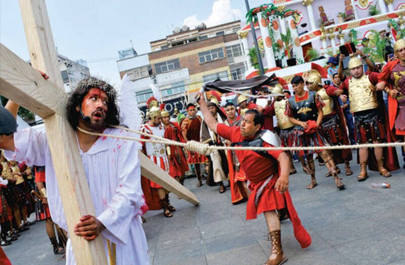 Procesión de Semana Santa en México