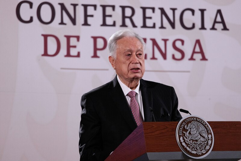 El presidente López Obrador da una conferencia de prensa