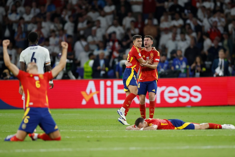 España celebra la victoria en la Eurocopa 2020