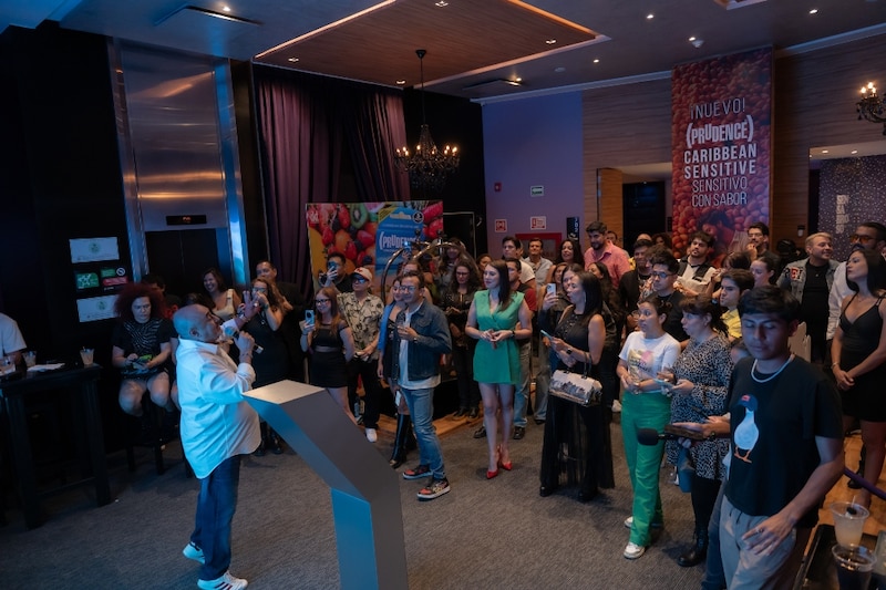 Alan Vera, Director de Marketing de Prudence Latam Norte, en la presentación se "Sensabroso"