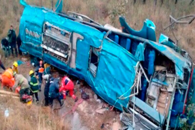 Accidente de autobús en España deja varios heridos