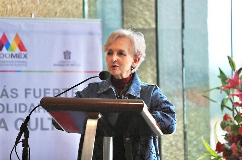 La Secretaria de Educación Pública, Leticia Ramírez, durante un evento en la Ciudad de México.