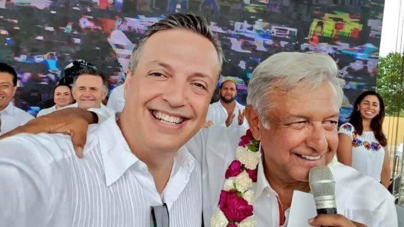 El presidente López Obrador y el periodista Ciro Gómez Leyva