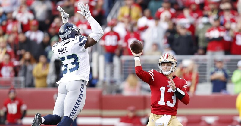 49ers vs. Seahawks: Jimmy Garoppolo lanza un pase para touchdown a Tyler Lockett