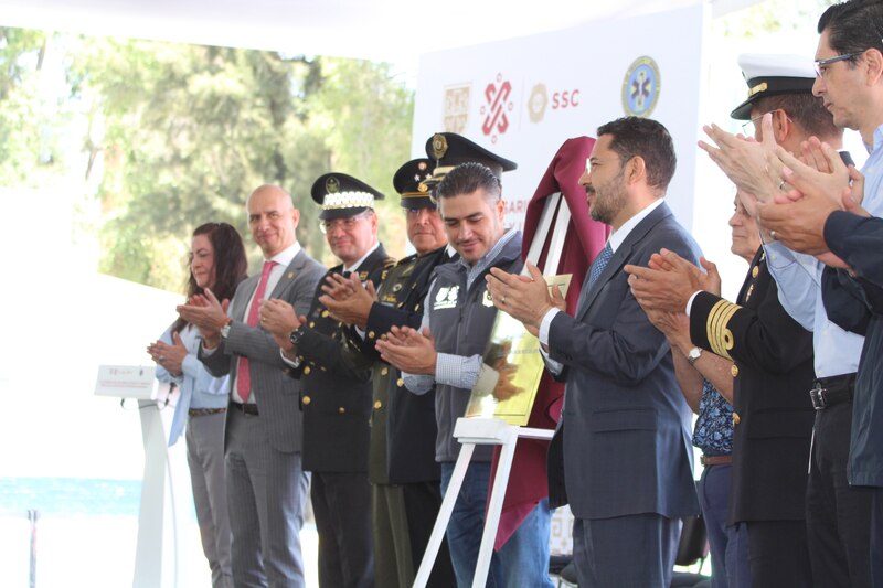 Inauguración de la nueva estación de policía