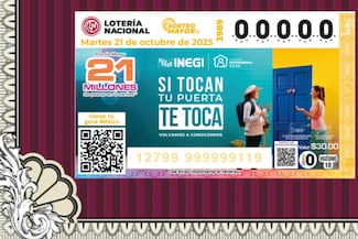 Resultados Lotería Nacional 21 octubre 2025: ganadores del Sorteo Mayor 3989