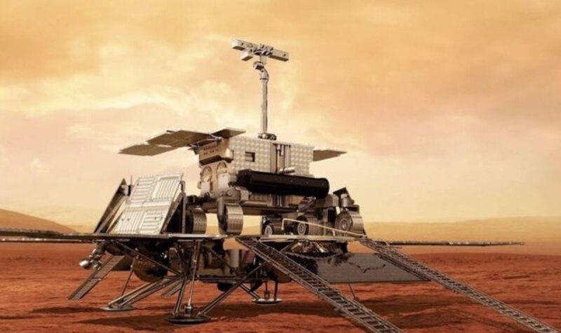 El rover Curiosity de la NASA explora la superficie de Marte