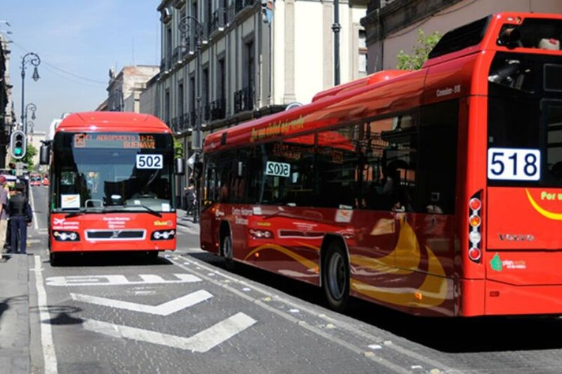 Autobuses urbanos en la Ciudad de México