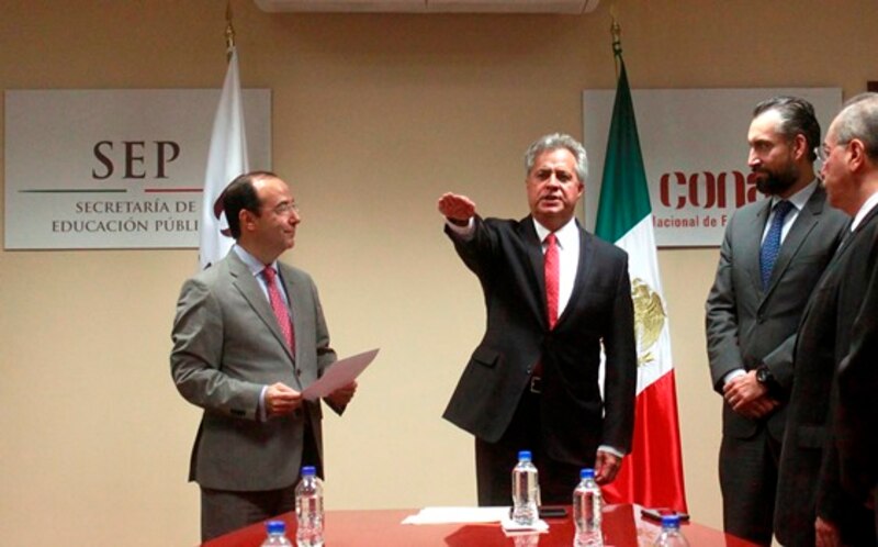 El Secretario de Educación Pública, Aurelio Nuño Mayer, toma protesta a los nuevos funcionarios de la dependencia