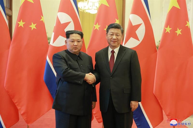 Xi Jinping y Kim Jong-un se reúnen en Pekín
