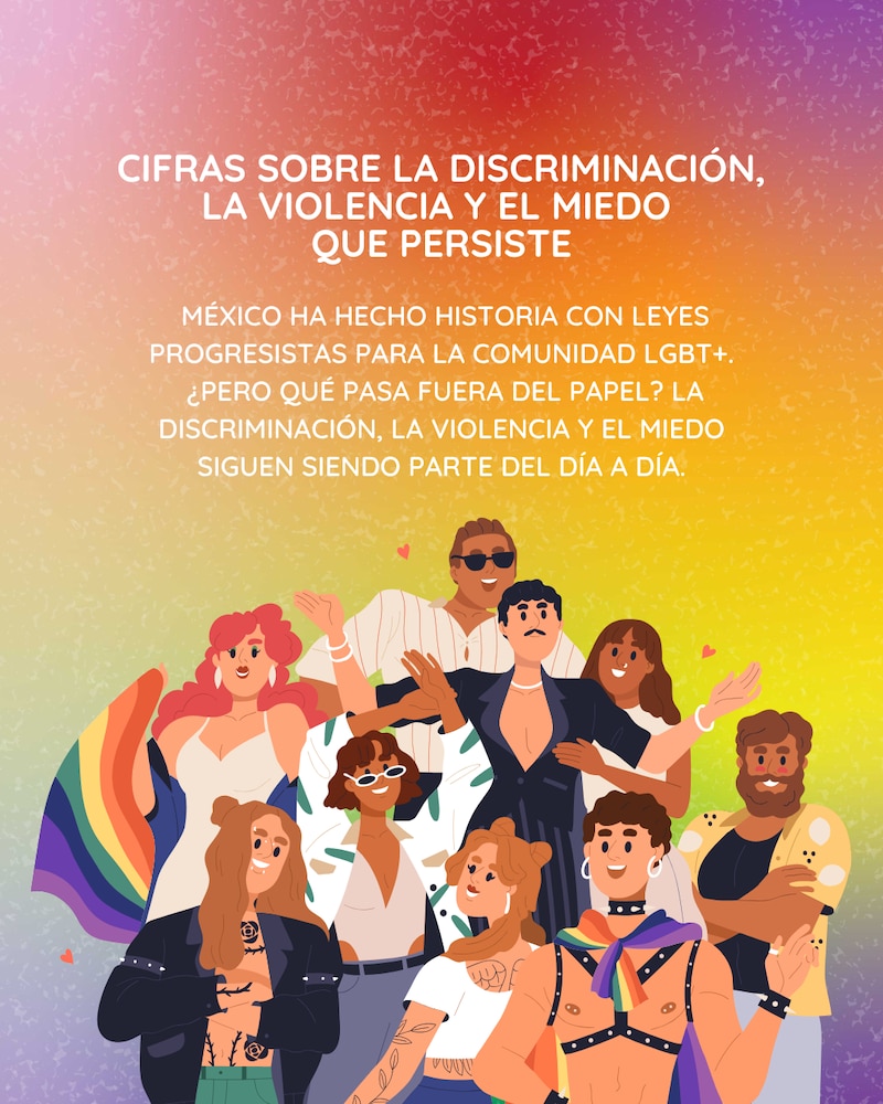 Ilustración alusiva al mes LGBT