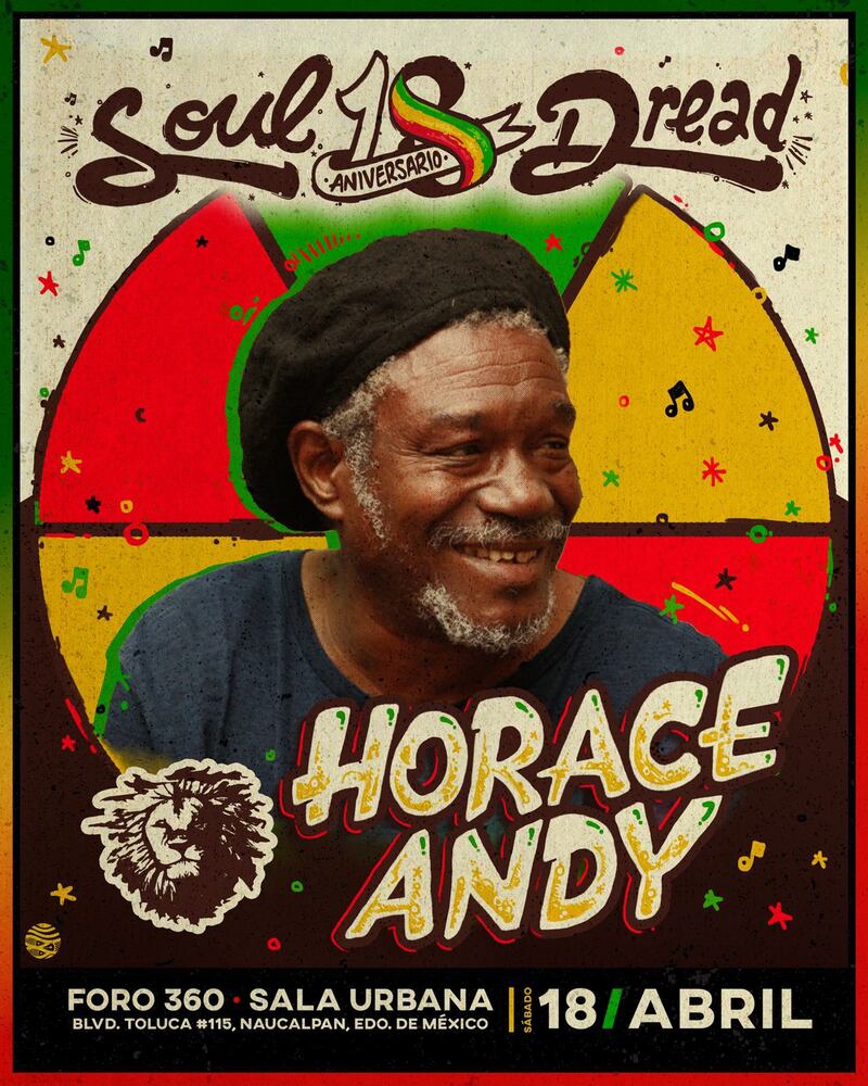 Horace Andy en el aniversario 18 del Soul Dread