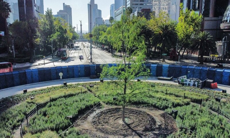 Una nueva glorieta en la Ciudad de México