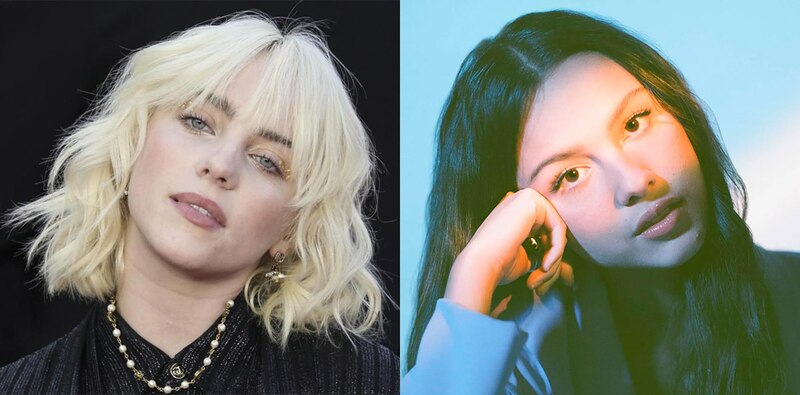 Billie Eilish y Olivia Rodrigo, dos de las cantantes más exitosas del momento