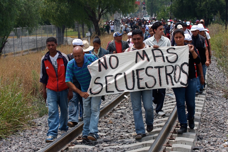 Marcha contra los secuestros en México