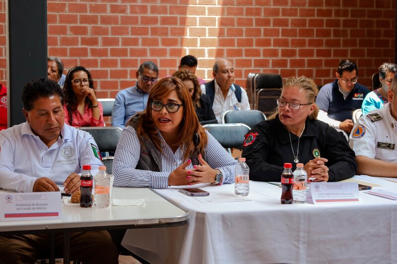 Reunión de trabajo para la protección de los bosques del Estado de México