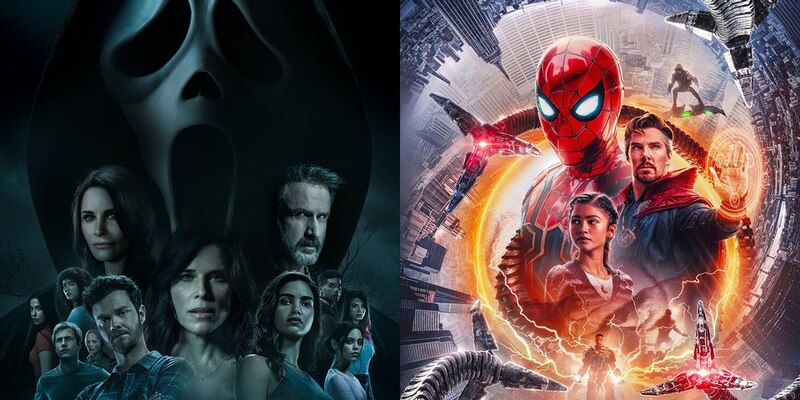Un cara a cara entre dos grandes del cine: Ghostface y Spiderman