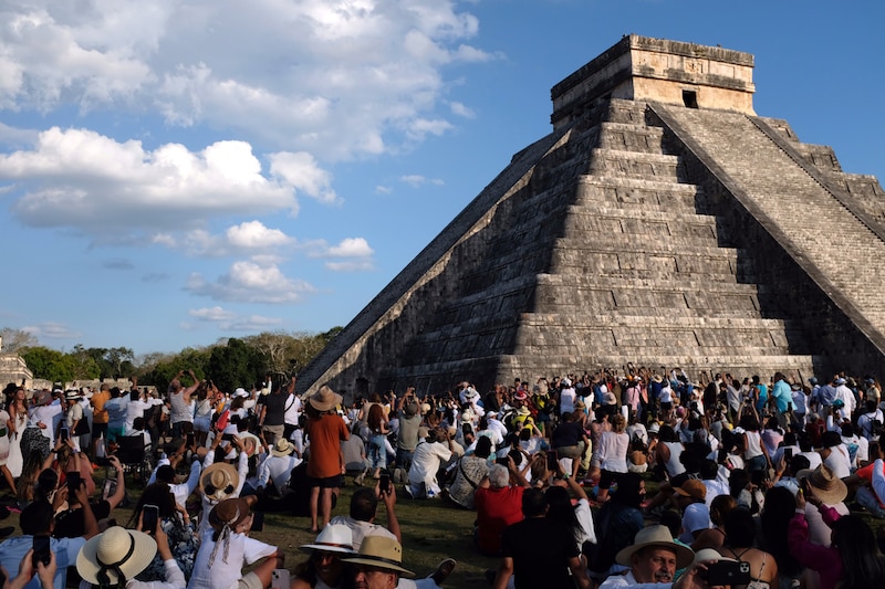 La pirámide de Chichén Itzá