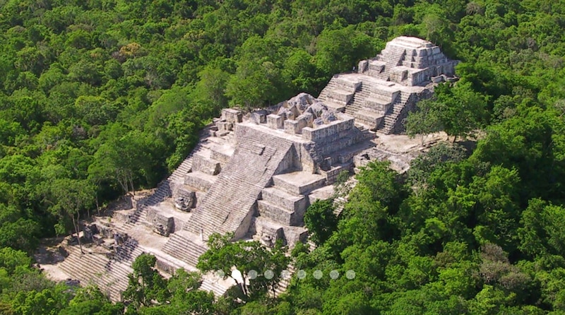 Ruinas mayas de Calakmul, Campeche, México