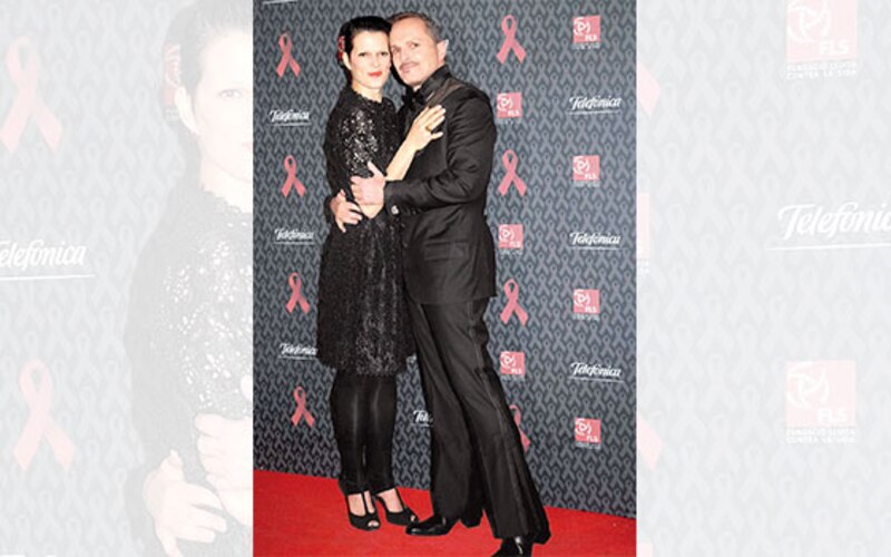 La actriz Leonor Watling y su marido Jorge Drexler en la alfombra roja de los Premios Goya 2014.