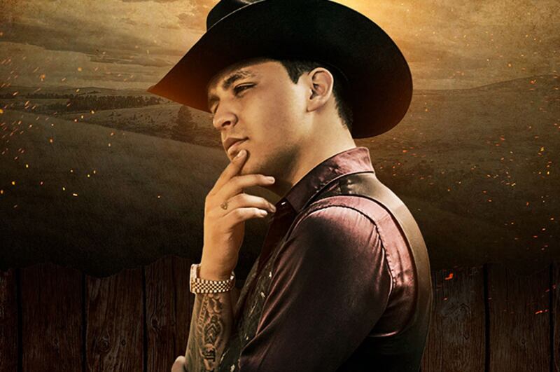 El cantante de música regional mexicana, Christian Nodal.