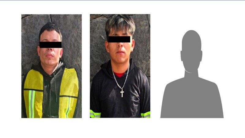Tres ladrones que robaron una óptica en la alcaldía Benito Juárez