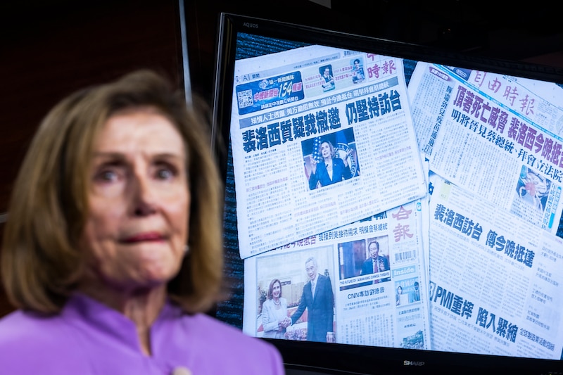 Nancy Pelosi visita Taiwán