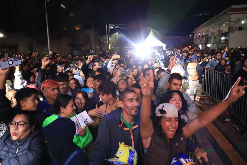 Multitud de personas en un concierto