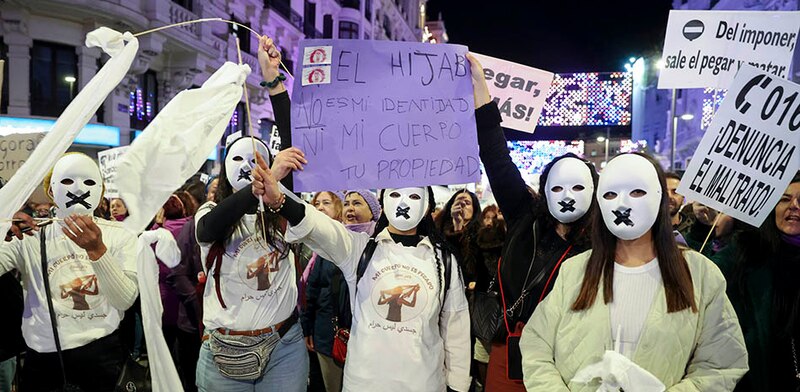 Protesta contra la violencia de género