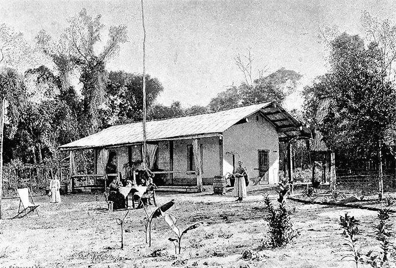 Una familia en el campo