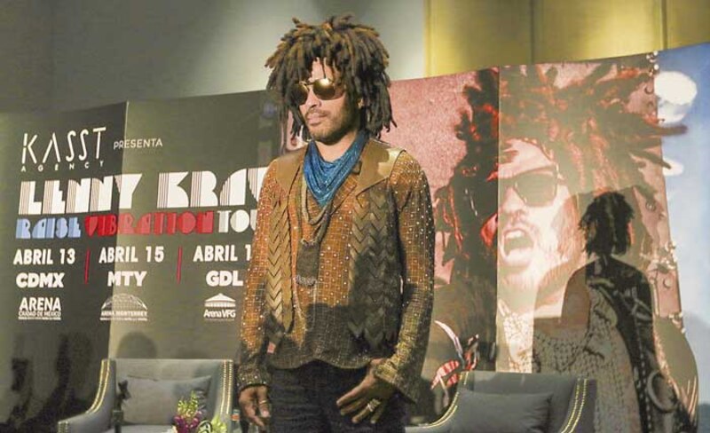 Lenny Kravitz en concierto en México