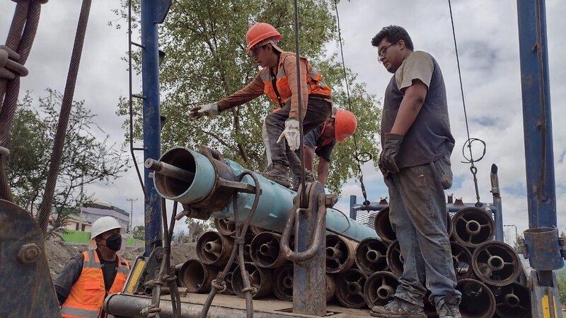 Perforación de pozo de agua