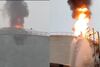 Tormenta provoca incendio en la Terminal Pajaritos de Pemex en Coatzacoalcos, Veracruz