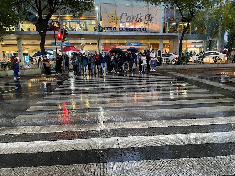 Lluvia en la Ciudad de México