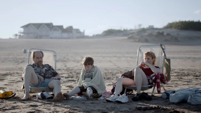 Familia en la playa