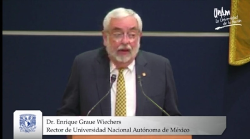 Enrique Graue Wiechers, rector de la UNAM