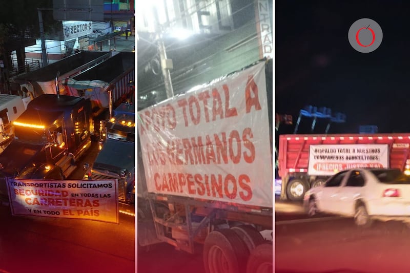 Transportistas y agricultores se unen en paro nacional este 24 de noviembre; aquí las zonas afectadas.